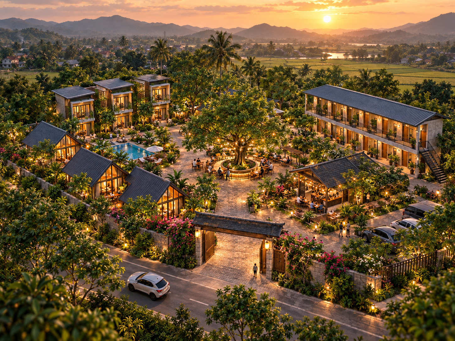 Concept view of Làng Ký Ức — 01