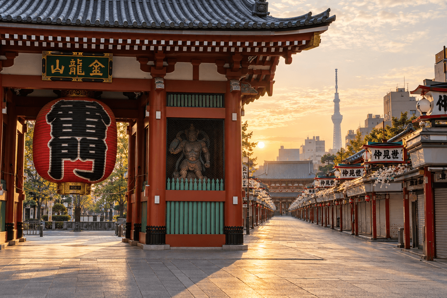 AI illustration: Sensō-ji, Tokyo, Japan