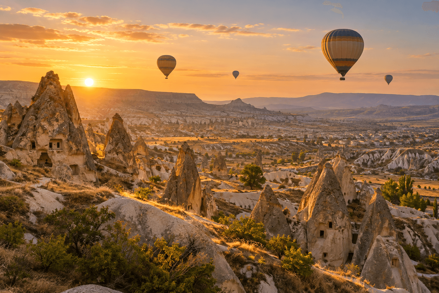 AI illustration: Göreme, Cappadocia, Türkiye